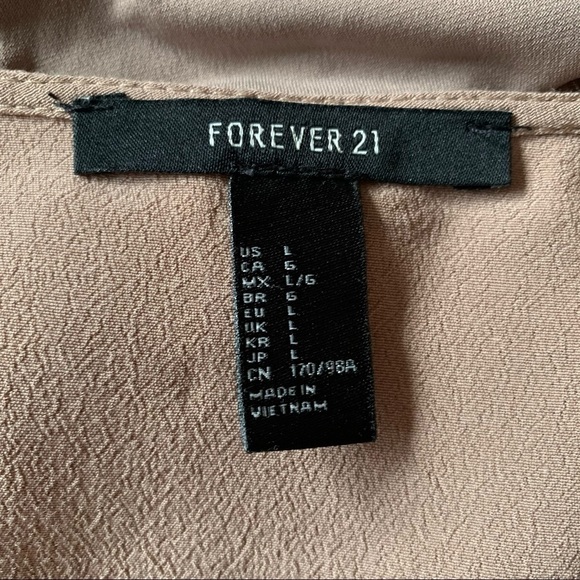 Forever 21 Tan Snap-Closure Bodysuit - Picture 4 of 10